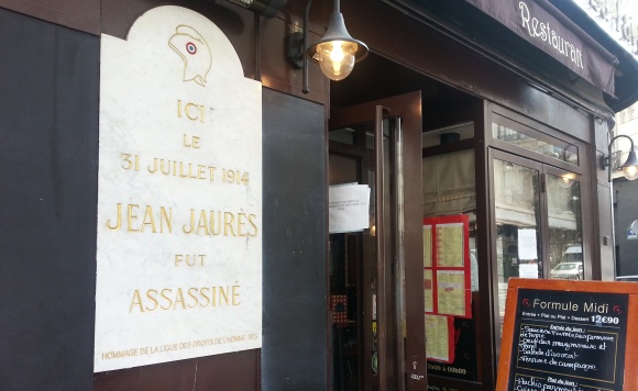 Restaurant Le Bistrot du Croissant - Jaures fut assasiné ici