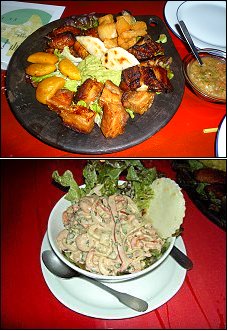Photo restaurant paris Bochica - La Picada pour 2 et les Ceviches de Camarones,<br>un vrai délice !