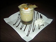 Photo restaurant paris Cafe Aventura - La Panacotta à la mangue...