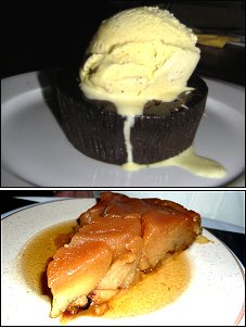 Photo restaurant paris Le Coin des Amis - Pêche melba et Moelleux au chocolat