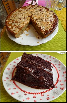 Photo restaurant paris Estelle's Café - Moelleux au chocolat et Carrot cake