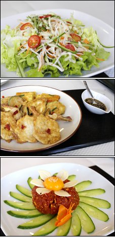 Photo restaurant paris Gaya - Salade coréenne, beignets de légume et tartare