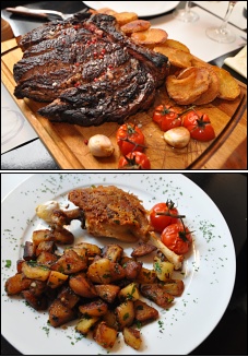 Photo restaurant paris Giraf Le Resto - Côte de boeuf et Confit de canard