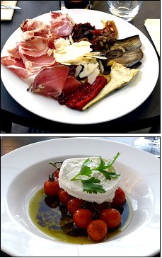 Photo restaurant paris Impro'Vista - Charcuterie artisanale et Tomates mozzarella