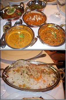 Photo restaurant paris Le Kav�ri - Curry de gambas et Butter chicken