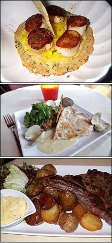 Photo restaurant paris Le Libertalia - Coquilles saint-jacques, Espadon et Côte de boeuf