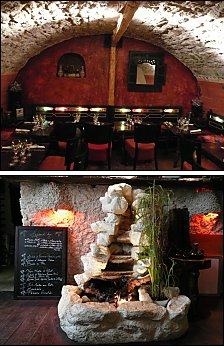 Photo restaurant paris Les Palmiers du Sinai - Salle voute et Fontaine