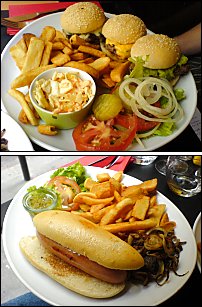 Photo restaurant paris PDG Rive Gauche - Mini hamburgers et Hot Dog chic