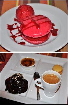 Photo restaurant paris La Vache au Comptoir - Macaron fondant et café trop gourmant !