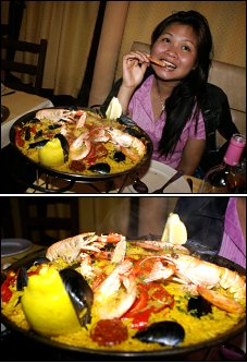 Photo restaurant paris Don Quichotte - Yann savoure la Paella