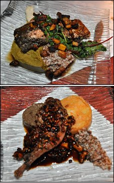 Photo restaurant paris Le Selen - Dos de saumon rôti et faisan au cumin