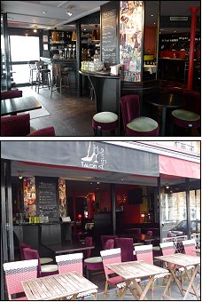 Photo restaurant paris Talon Aiguille - Une salle toute en couleurs.