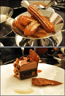 Photo restaurant paris Le Thoumieux de Jean-François Piège - Churros et Rocher chocolet
